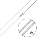 Italian Solid Sterling Silver Snake Chain 015 - 0.9mm Elegant Nickel Free Necklace with Lobster Claw Clasp Closure