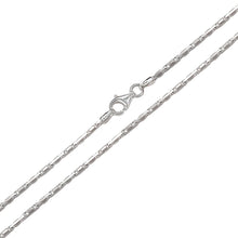 Load image into Gallery viewer, Italian Sterling Silver 14- 3.4 mm Heshe Chain