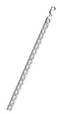 Sterling Silver Rombo 100-5.8mm Double Link Chain with Lobster Clasp