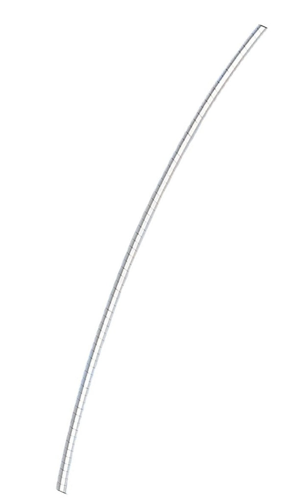 Sterling Silver Diamond Cut Round Omega 120 Chain