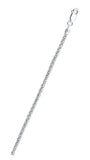 Italian Sterling Silver Wheat 060-2.5mm Chain