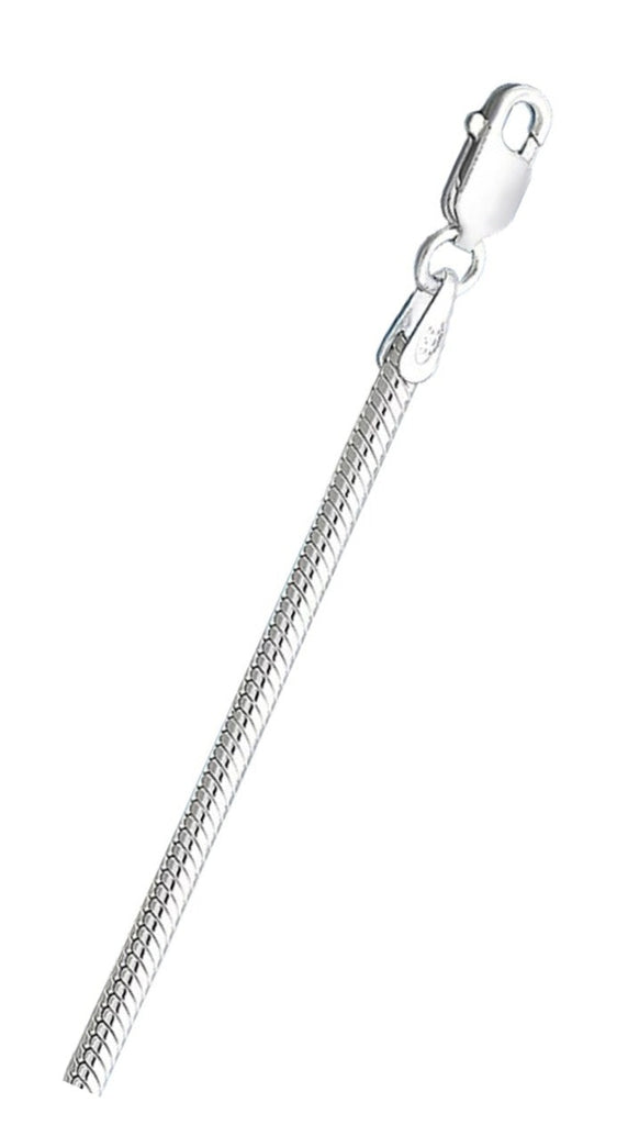 Italian Sterling Silver Snake 400 Chain