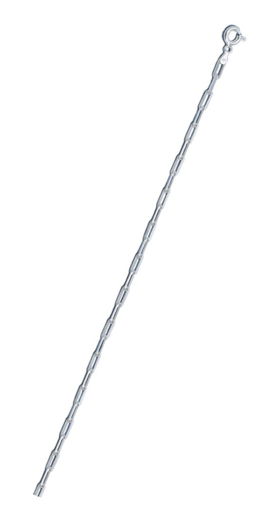 Sterling Silver Staple 060-2MM Italian Chain