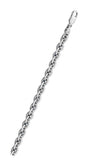 Italian Sterling Silver Rhodium Plated Anchor 180 Chain