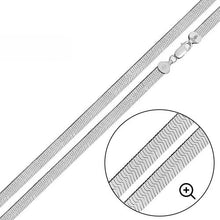 Load image into Gallery viewer, Italian Sterling Silver Magic Herringbone 030-2.8mm Chain