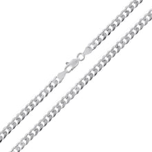 Load image into Gallery viewer, Sterling Silver 080-3.5MM Super Flat Curb Chain