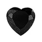 Load image into Gallery viewer, Sterling Silver Rhodium Plated 3mm Heart Color CZ Earrings