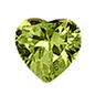 Sterling Silver Rhodium Plated 5mm Heart Color CZ Earrings