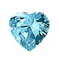 Load image into Gallery viewer, Sterling Silver Rhodium Plated 6mm Heart Color CZ Earrings